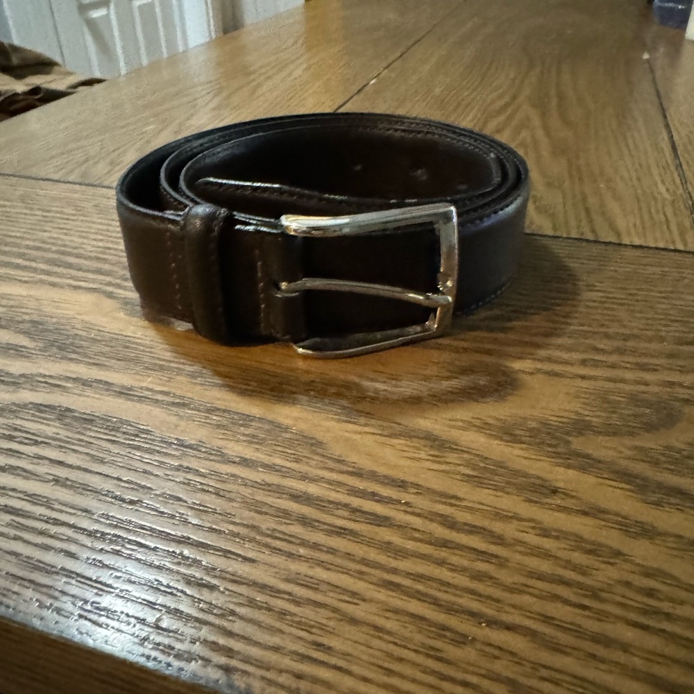 Zegna Men’s Genuine Leather Belt